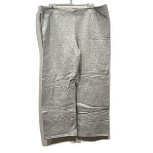 NWOT Hanes EcoSmart Light Gray Sweatpants Straight Leg Relaxed Mens sz Large